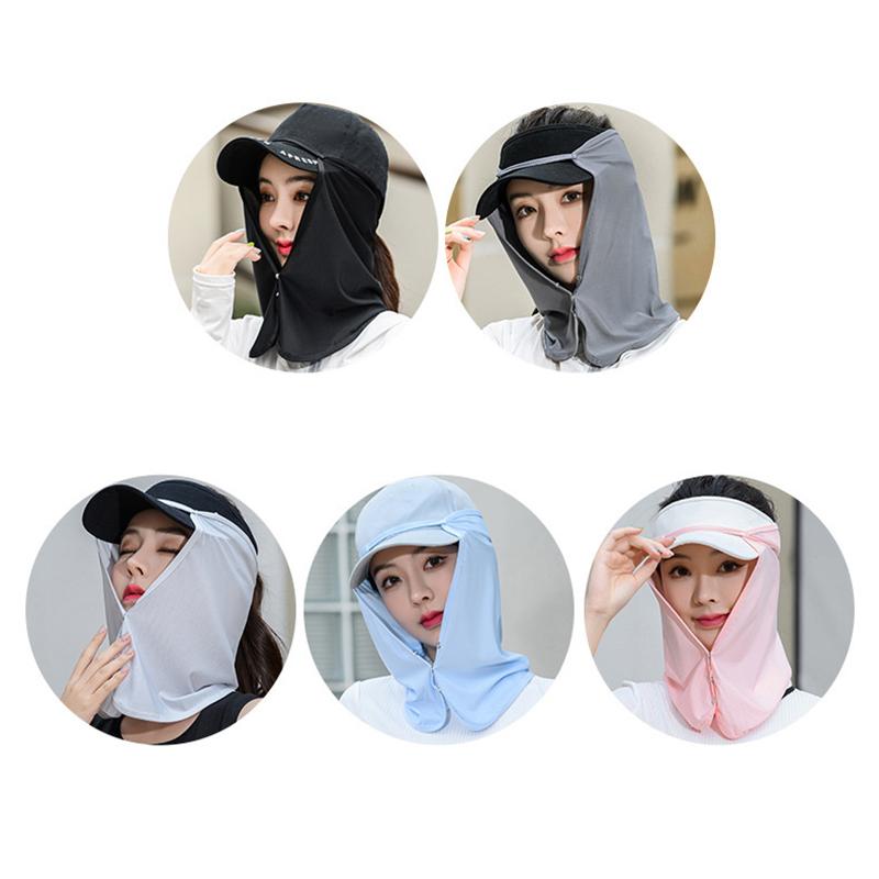 Quick Drying Fishing Cap Face Neck Sunshade Masks Cap Uv Protection Visor Headwear For Outdoor Sport Golf Hiking Veil Travel Hat