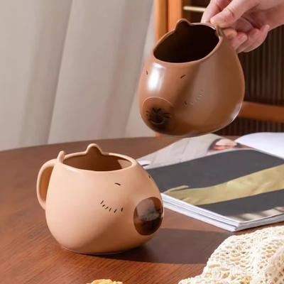 Kreative Capybara Niedliche Tier Tasse Keramik Personalisierte Trinktasse Souvenir Niedliche Haushalt Frühstückstasse