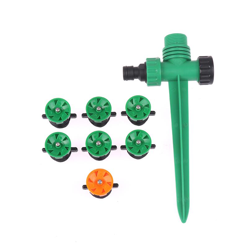 360 Degree Rotating Irrigation Nozzle Turning Sprinkler Garden Lawn Irrigation 1/2 Inch Male Thread Automatic Rotating Nozzle
