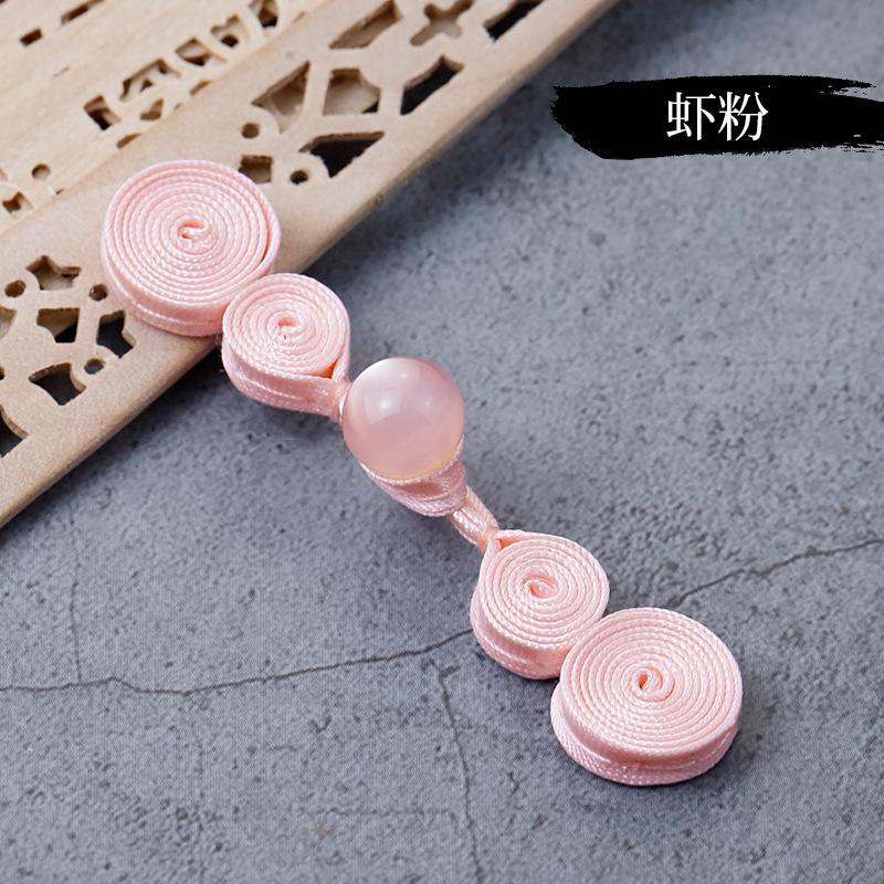5 Pair Cheongsam Buttons Jade Beads Gourd Disc Buttons Handwoven Cloth Buttons Tang Clothing Decorative Accessories
