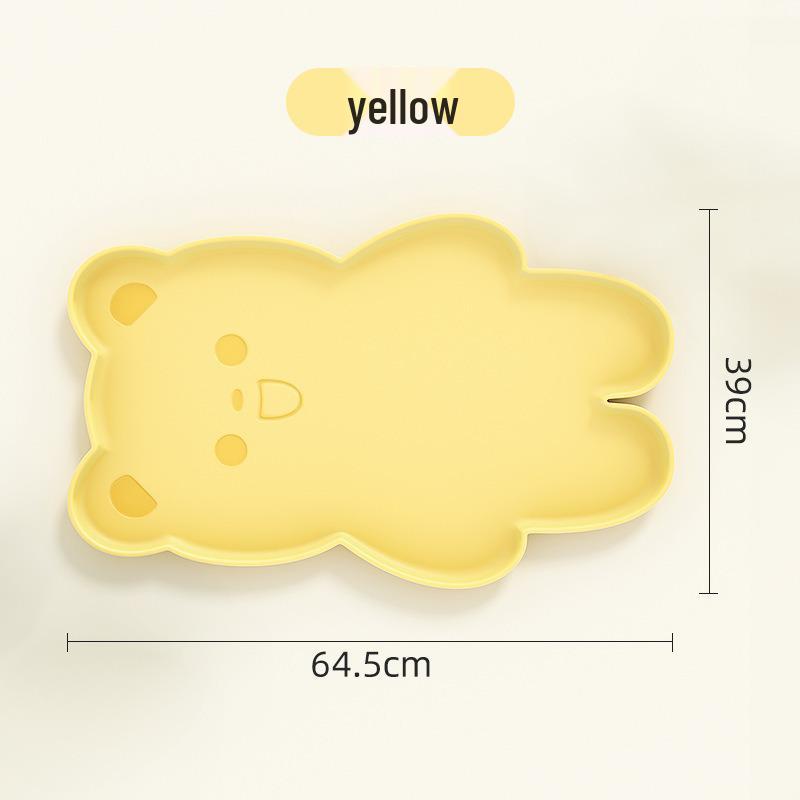 Silicone Pet Placemat: Anti-Spill, Anti-Slip, Waterproof, Easy to Clean, Overlock Edge, Food Leakage Prevention. Suitable for Cats and Dogs.