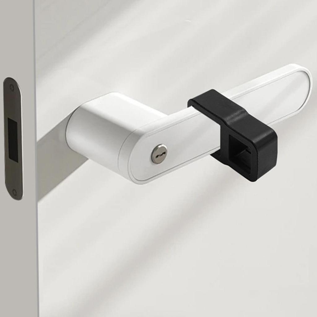 Portable Handles Door Stopper Silicone Gel Door Stop With Noise Reduction Transparent Wall Protection Door Knob Bumper For Kids