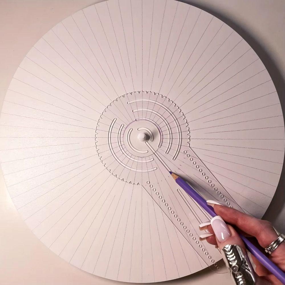 Acrylic Mandala Drawing Stencil Reusable Drawing Template Dot Art Circle Maker Art Design