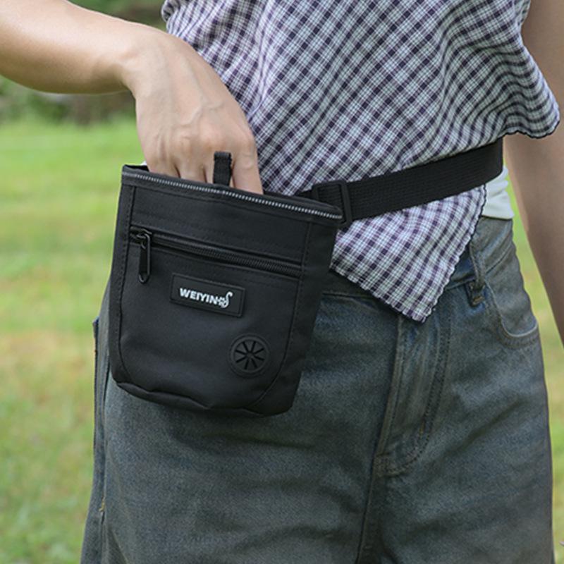 

Поясна сумка для дресирування домашніх тварин - Багатофункціональна сумка для прогулянок з собакою та годування ласощами 16x14x6CM