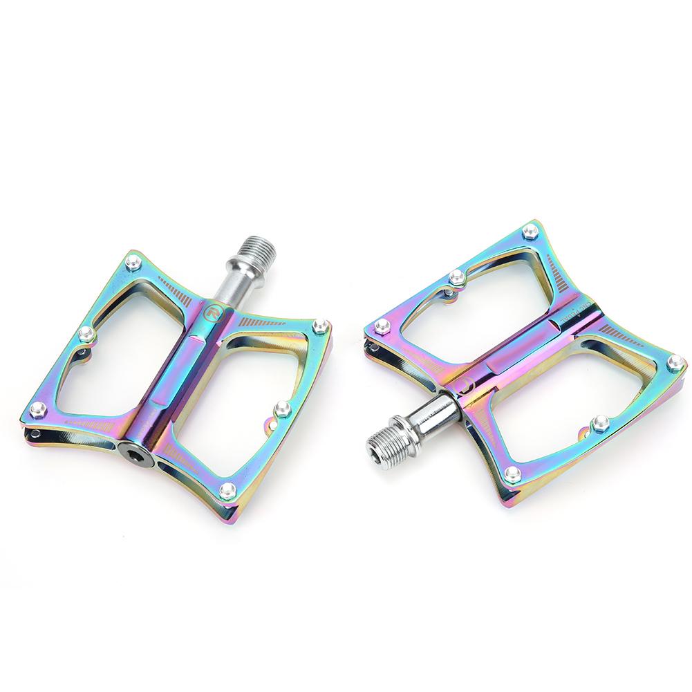 Mountain Bike   Accessories Left Right Non-slip Aluminum Alloy Bearing Pedals(Multiple Colors )
