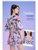 High-End Sun Protection Three-Piece Bikini Set with Cover-Up for Women