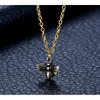 Cross-border Trade Cute Bee Pendant Necklace - Classic Simple Insect Jewelry