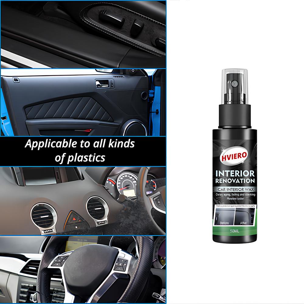 Eelhoe Plastic Restore Agent for Home Car Interior Part Paint Polish Retreading Auto Refurbishing Maintenance Wash Accessories