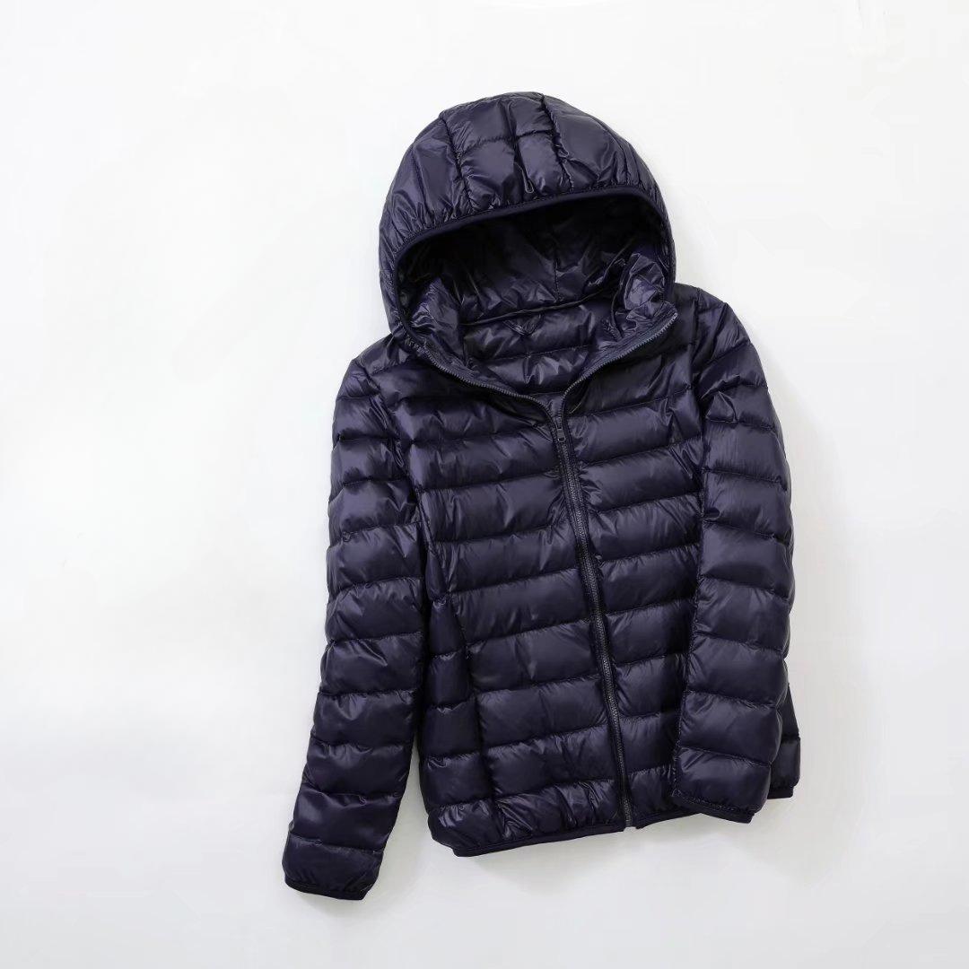 

Ультра-легкая тонкая пуховая куртка больших размеров, женская осенне-зимняя тонкая короткая теплая белая куртка с капюшоном на утином пуху, женская верхняя одежда 7XL