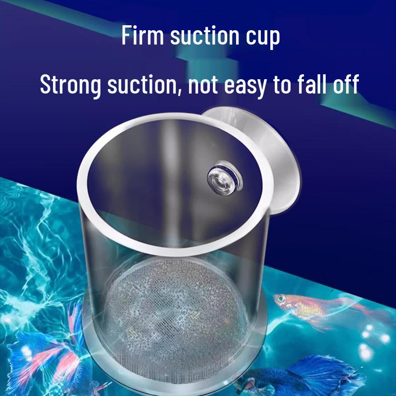 Acrylic Feeder with Net for Hatching Brine Shrimp Eggs for Small Aquarium Fish