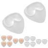 3 Pair Sticky Bra Pads Strong Adhesive Water Proof Strapless Silicone Bra Pads Inserts for Swimwear 