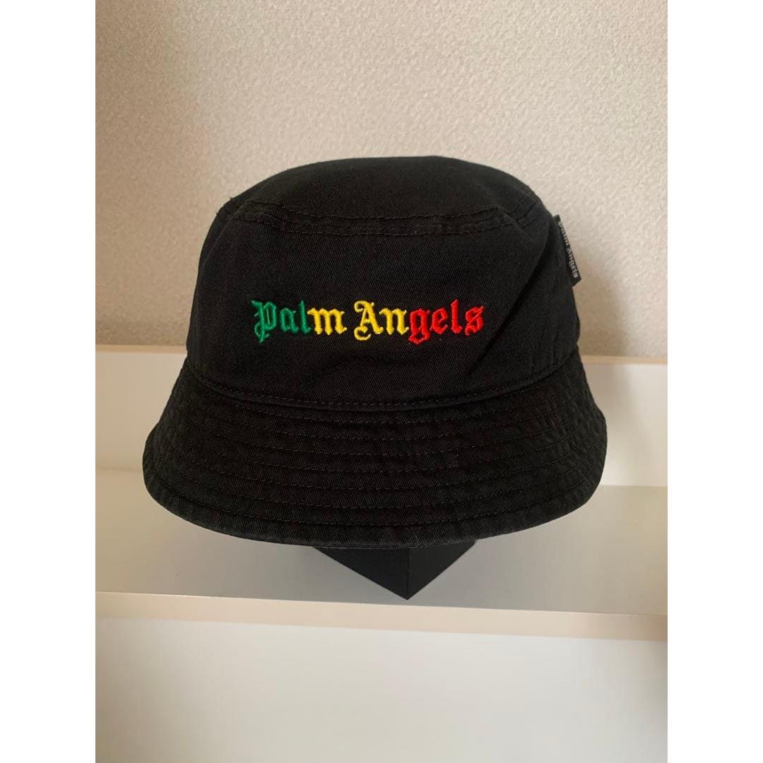 Used [Big Sale] Palm Angels Bucket Hat Black