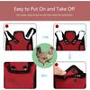 Hen Saddle Sweater Clothes, 3 Pieces Premium Chicken Saddles with Stretchy Strap, Birds Protector for Back and Sides, Poultry Accessories for Hens