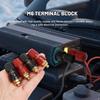 Car 6mm Brass Stud Premium Remote Battery Power Junction Post Connector Replacement Terminal Kit Car Accessories