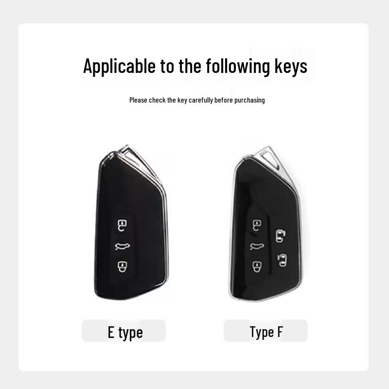 Compatible Key Case for Volkswagen Golf 8, ID4, Lingdu, Lanxun, ID3, Tiguan L, Passat Pro, and Touareg.