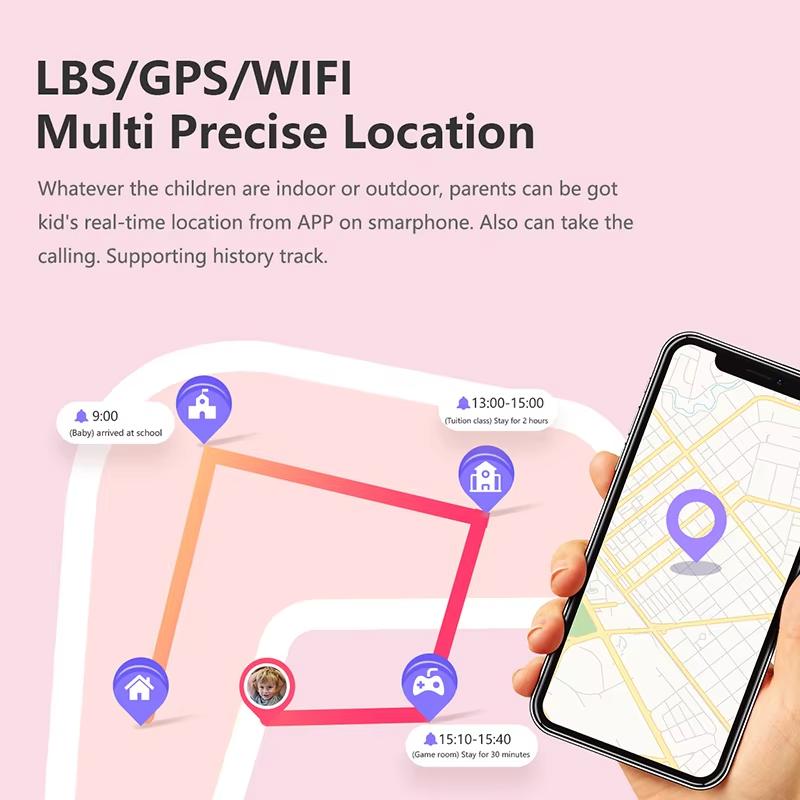 2025 New 4G Smart Watch Kids GPS WIFI Video Call SOS IP67 Waterproof Child Smartwatch Camera Monitor Tracker Location Phone Watch