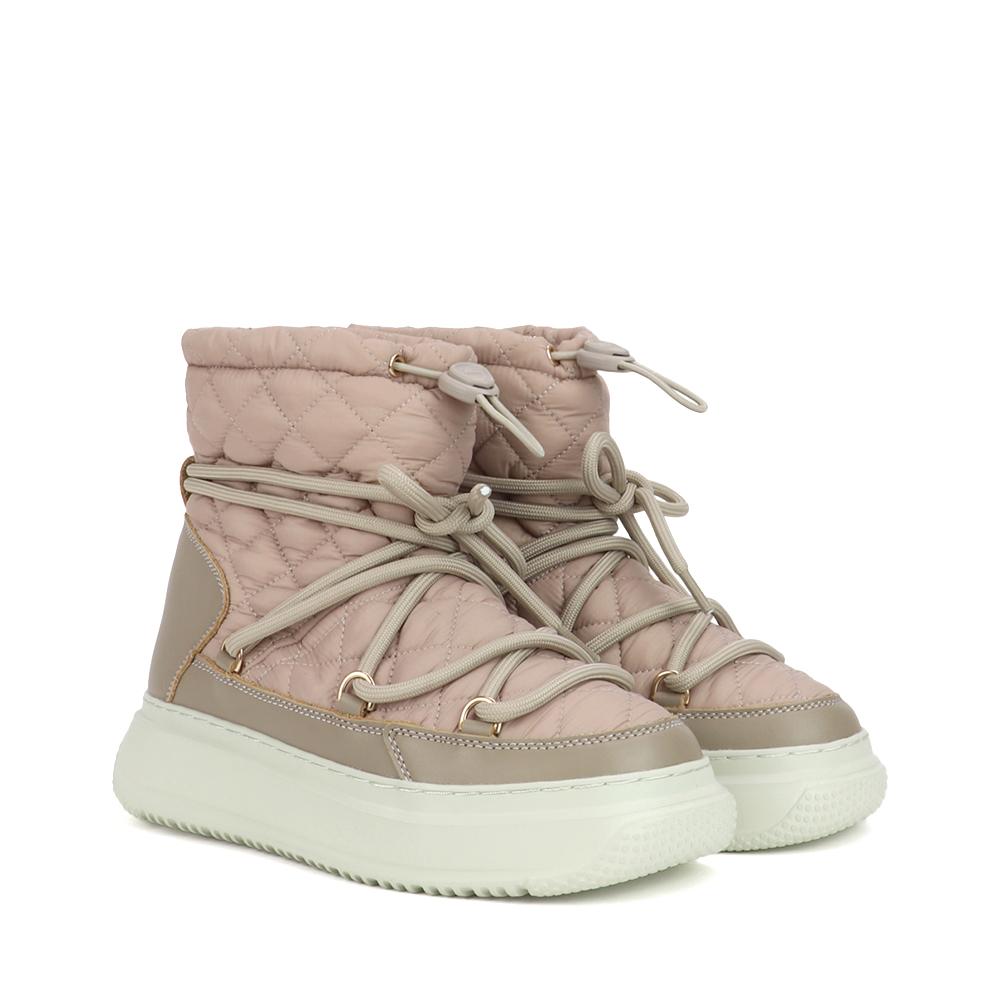 Pajar Women'S Gravita Quilted Boots Beige Pjr-B01037-Beg