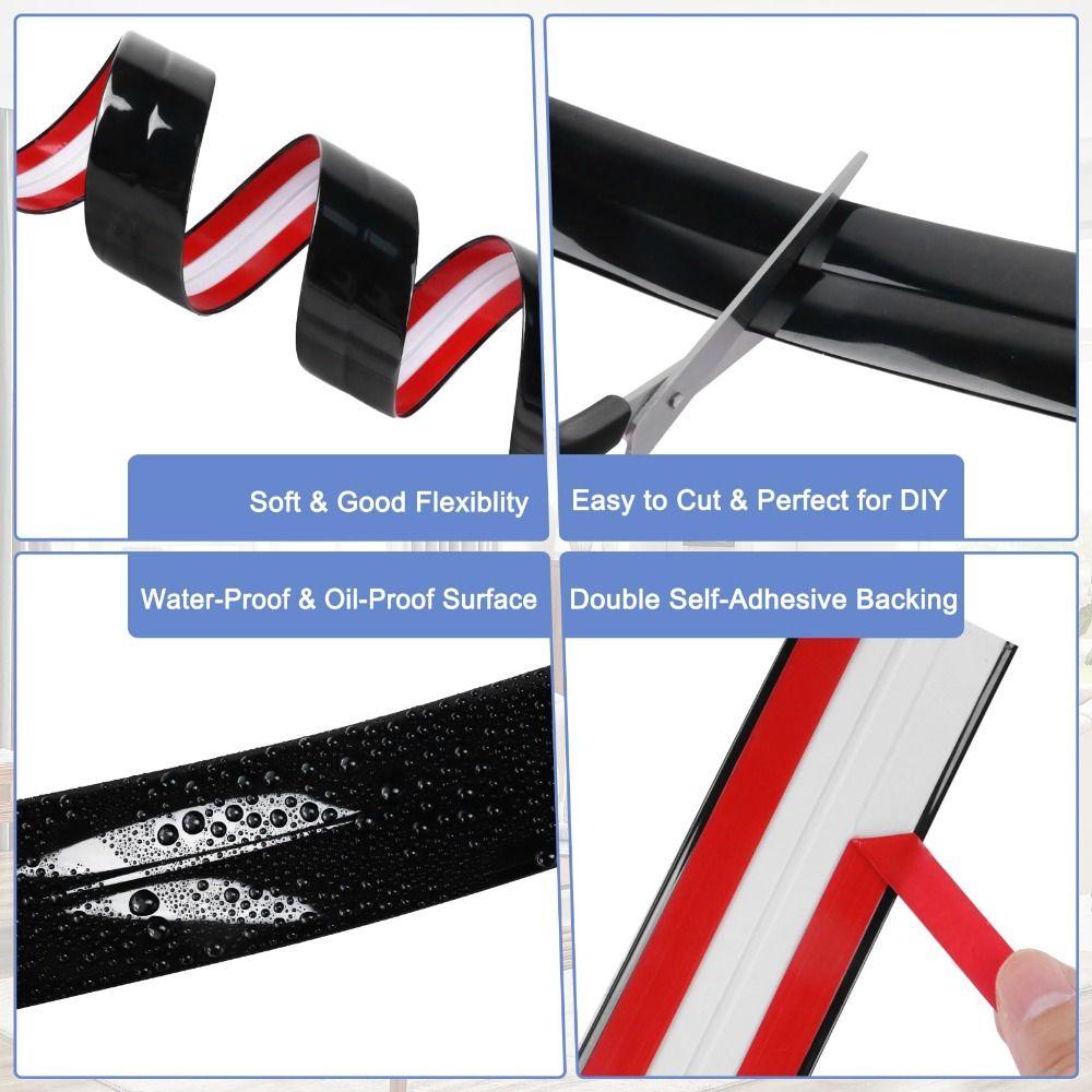 1m Wandeckenschutz zum Abziehen und Aufkleben PVC-Eckschoner Selbstklebend Verdicktes L-förmiges Profil Eckschutz