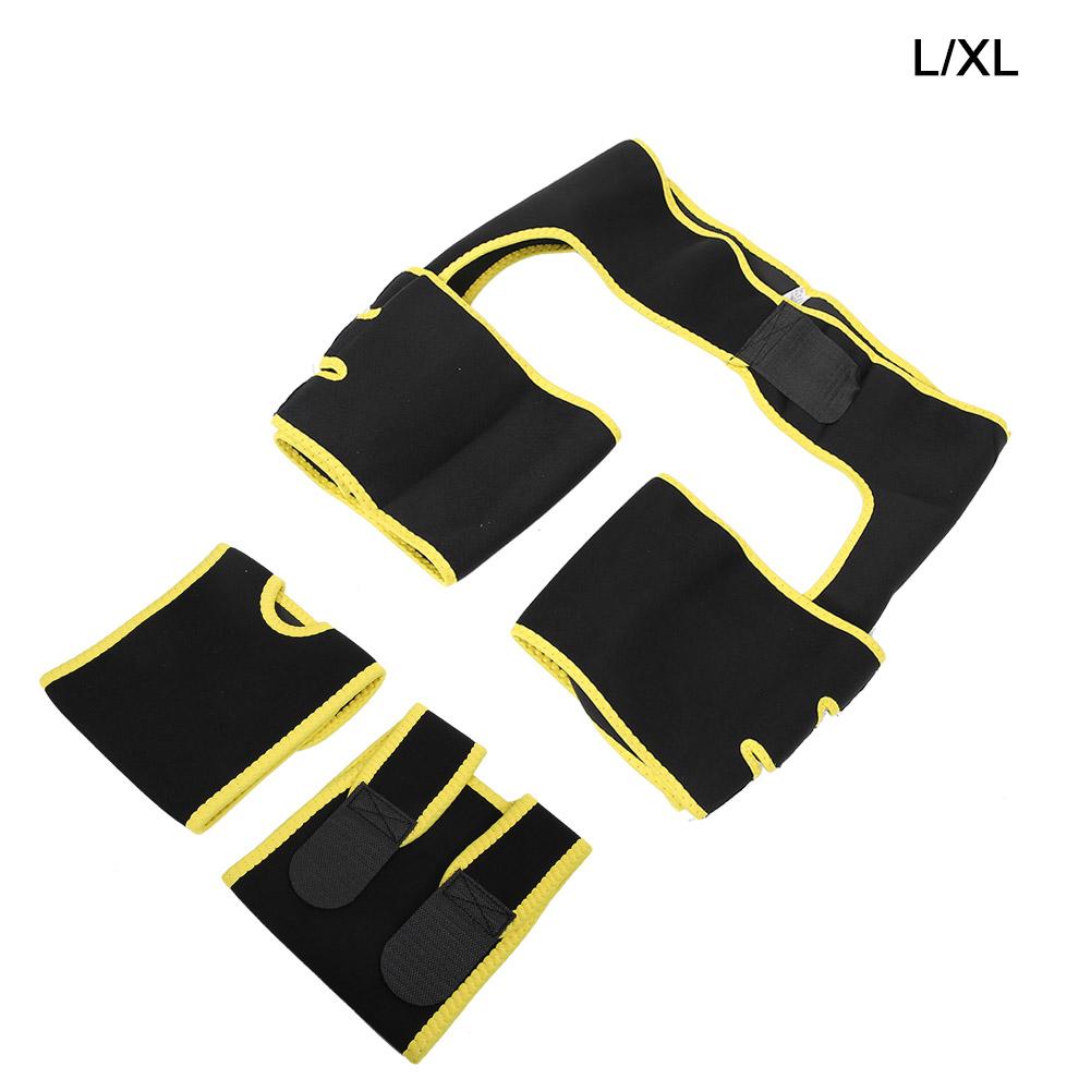 

Slimming Belt Fat Burning Abdomen Hips Leg Trainer Workout Belt with 2pcs Arm SleeveL XL