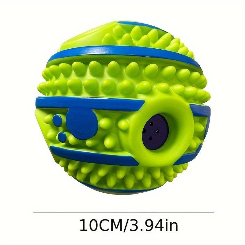 

1 шт., тренировочный мяч для жевания собак, игрушки для домашних животных, интерактивные звуковые мячи, игрушки 1pc 10cm зелёный