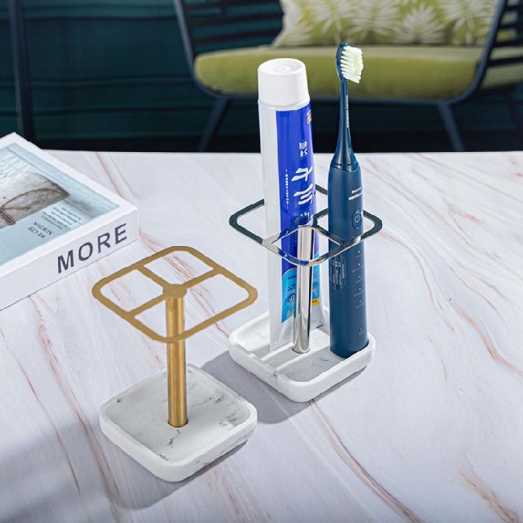 MultiPurpose Toothbrush Holder Toothpaste Rack for Bathroom Countertops In Sleekly Design for Face Cleansers,Trimmers