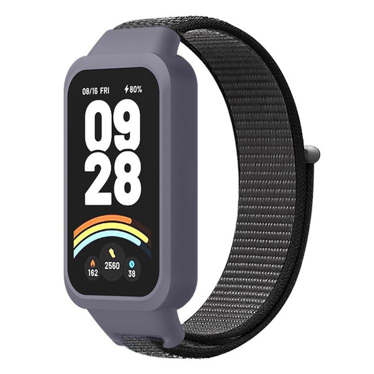 Plastic‑Cover Integrated Nylon Loop Watch Band for Xiaomi Smart Band 9 Active / Redmi Band 3, Replacement Strap, Strap Only