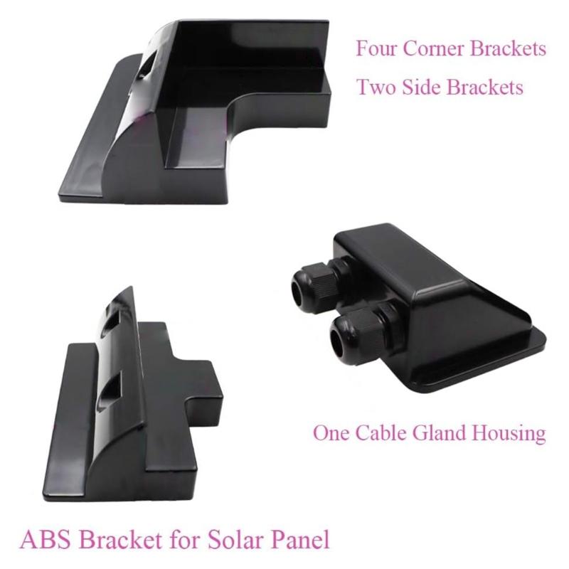 Solar Panel Bracket Set None Drilling Angle Installation Bracket Solar Installation Accessories for Roof Boats Yacht