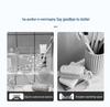 Wall-Mounted Toothbrush & Toothpaste Holder with Suction Cup and Rinsing Cup