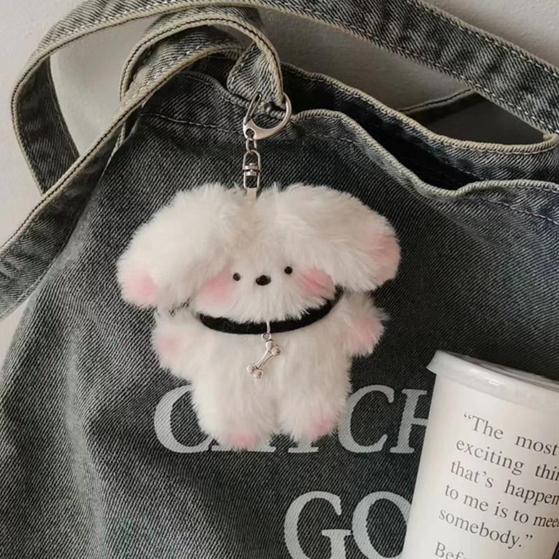 Cute Rabbit Doll Key Chain Stylish Phone Charm Keychain Purse Backpack Wallet Keyring Accessories for Women and Girls