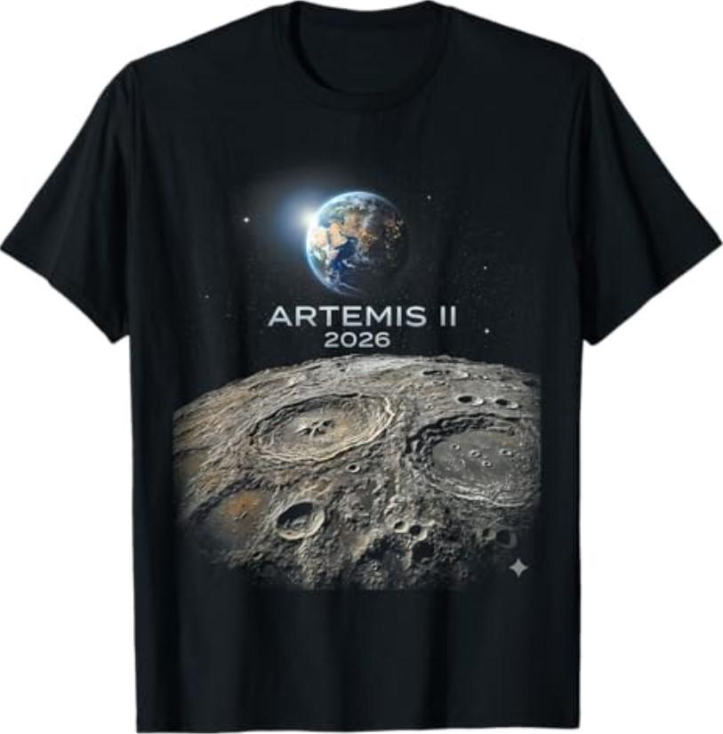 Футболка с изображением американского запуска ракеты Artemis 2026 к Луне S разноцветный