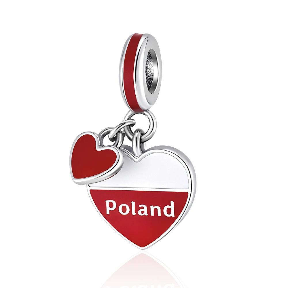 New S925 Silver Flag Balance Tower Charm Pendant for Bracelets Necklaces DIY Women Fine Jewelry Accessories