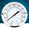 014kgcm 0200psi Dual Scale Pressure Gauge  18NPT Back Connection