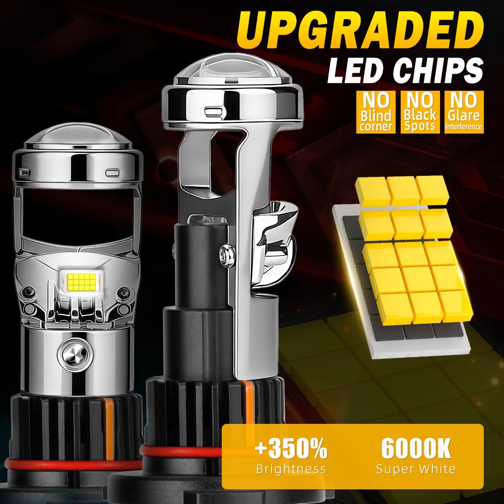 H7 LED Projector Lens Car Headlight Canbus 20000LM 150W Car H4 9005 H11 LED Lights Bulbs 3570 CSP Turbo Lights Motorcycle Lights