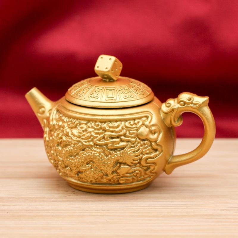 Brass Six-Sided Rotating Fortune Spinner Decompression Ornament