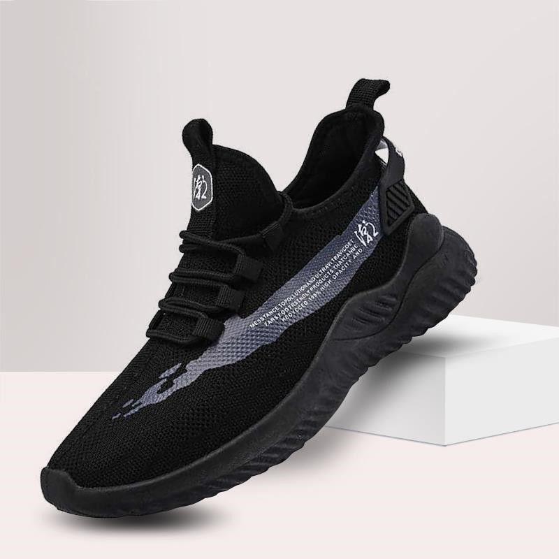 Men Sneakers Spring Summer Mesh Breathable Lace Up Men Shoes No-slip Casual Sports Running Shoes Men