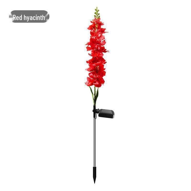 Solar Garden Decorative Delphinium Stake Light