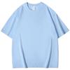Unisex Heavyweight 260g Pure Cotton Round Neck Opaque White T-Shirt