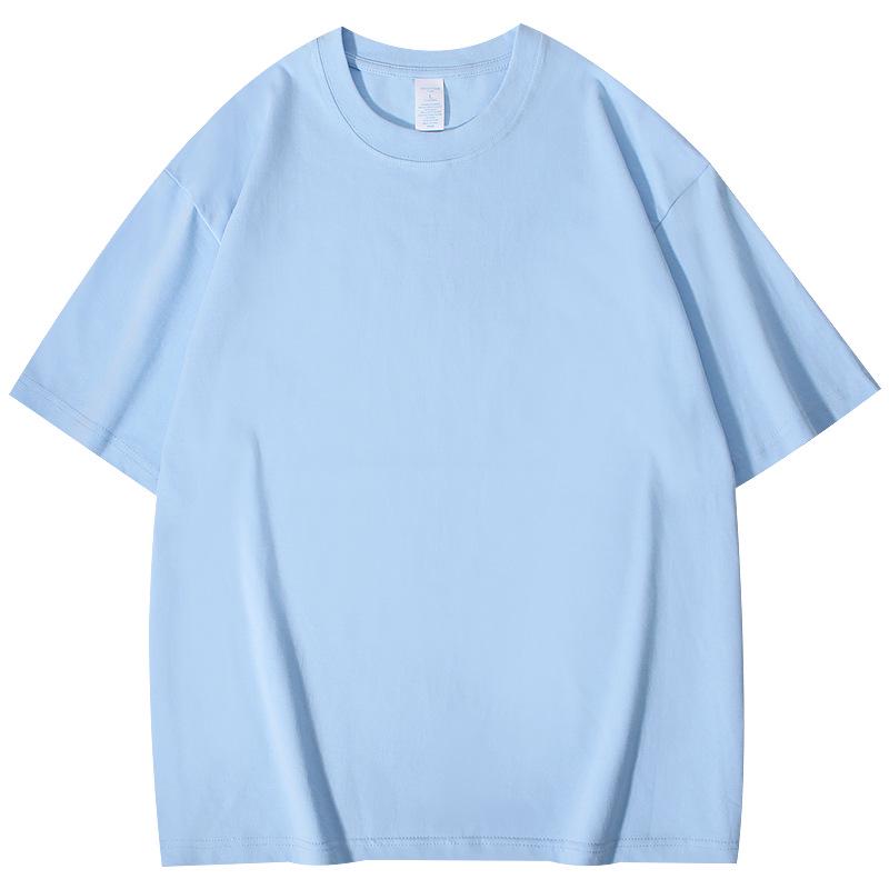 Unisex Heavyweight 260g Pure Cotton Round Neck Opaque White T-Shirt