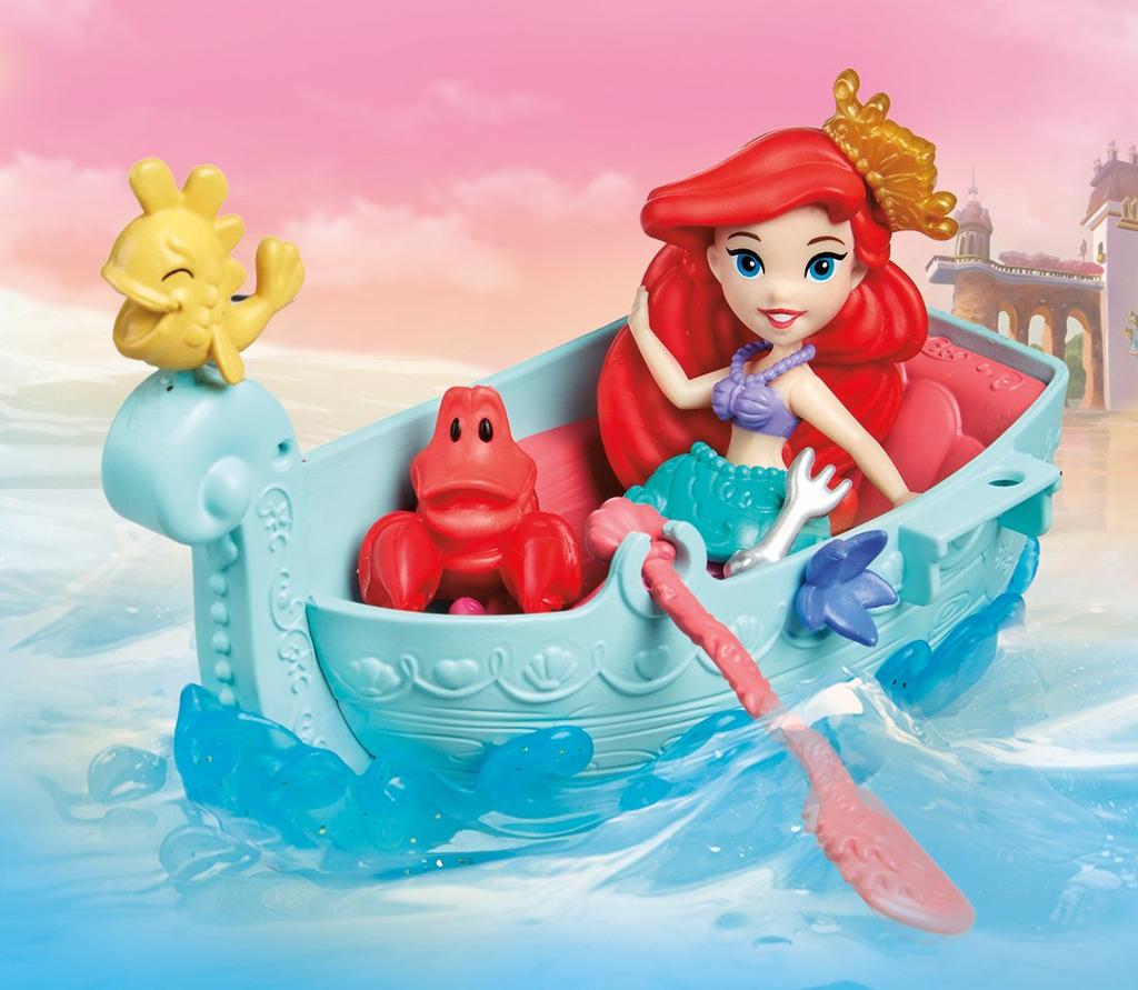 Disney Princezna Malé království Nakayoshi člun Ariel