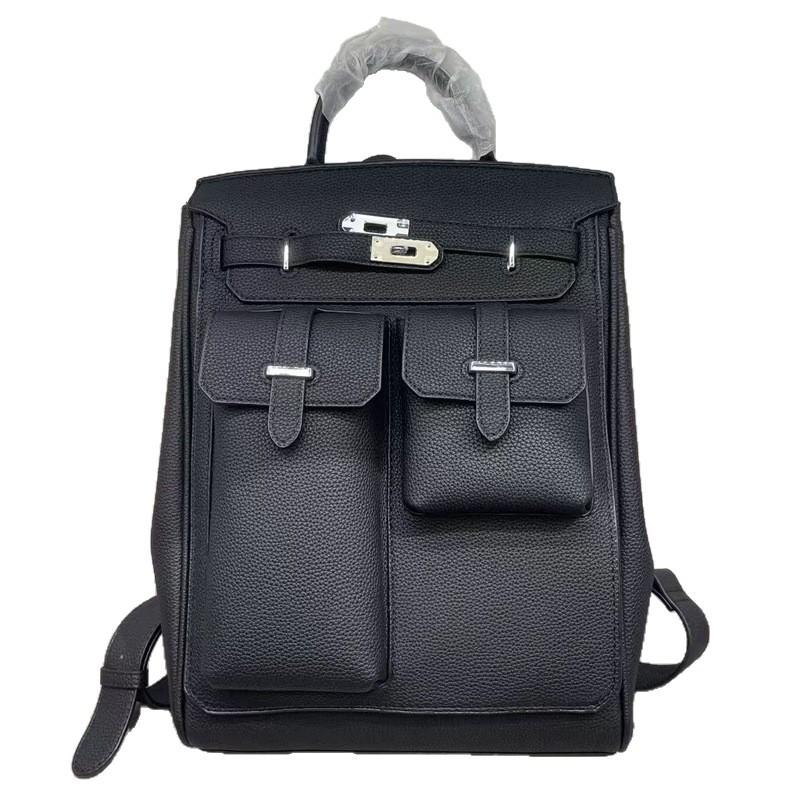 Απλή υφή δέρματος, για τη δουλειά, την καθημερινή μετακίνηση, φορητή, χιαστί ανδρικές και γυναικείες τσάντες στήθους, μοντέρνο σακίδιο, σχολική τσάντα, στυλ