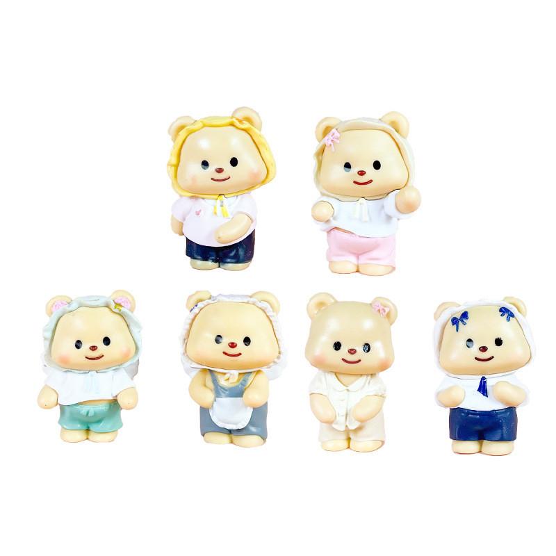 Bear Butter Pajamas School Uniforms Aprons Headscarves Style Model Ornaments
