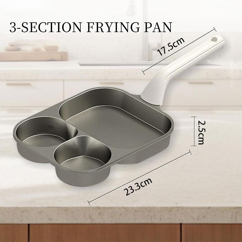 Non Stick Egg Omelette Cooker Pan Titanium Coating Versatile Breakfast Skillet for Eggs Pancakes Crepes Sandwiches Frying Pan