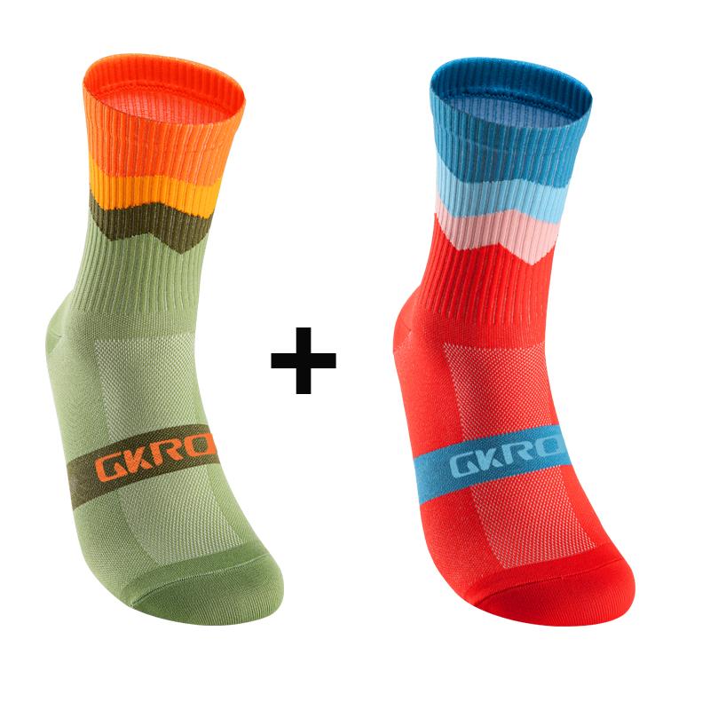 2pairs Professional Cycling Socks Breathable Road Bicycle Socks Men Women Outdoor Sports Racing e Compression Cycling For Women