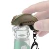 Backpack Zipper Decoration Hook Durable Abs Plastic Keychain Helmet-shaped Bottle Opener Keychain