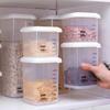 Potravinová dóza Potravinářská prachotěsná plastová dóza na potraviny ve stylu značek na těsnění pro domácnost