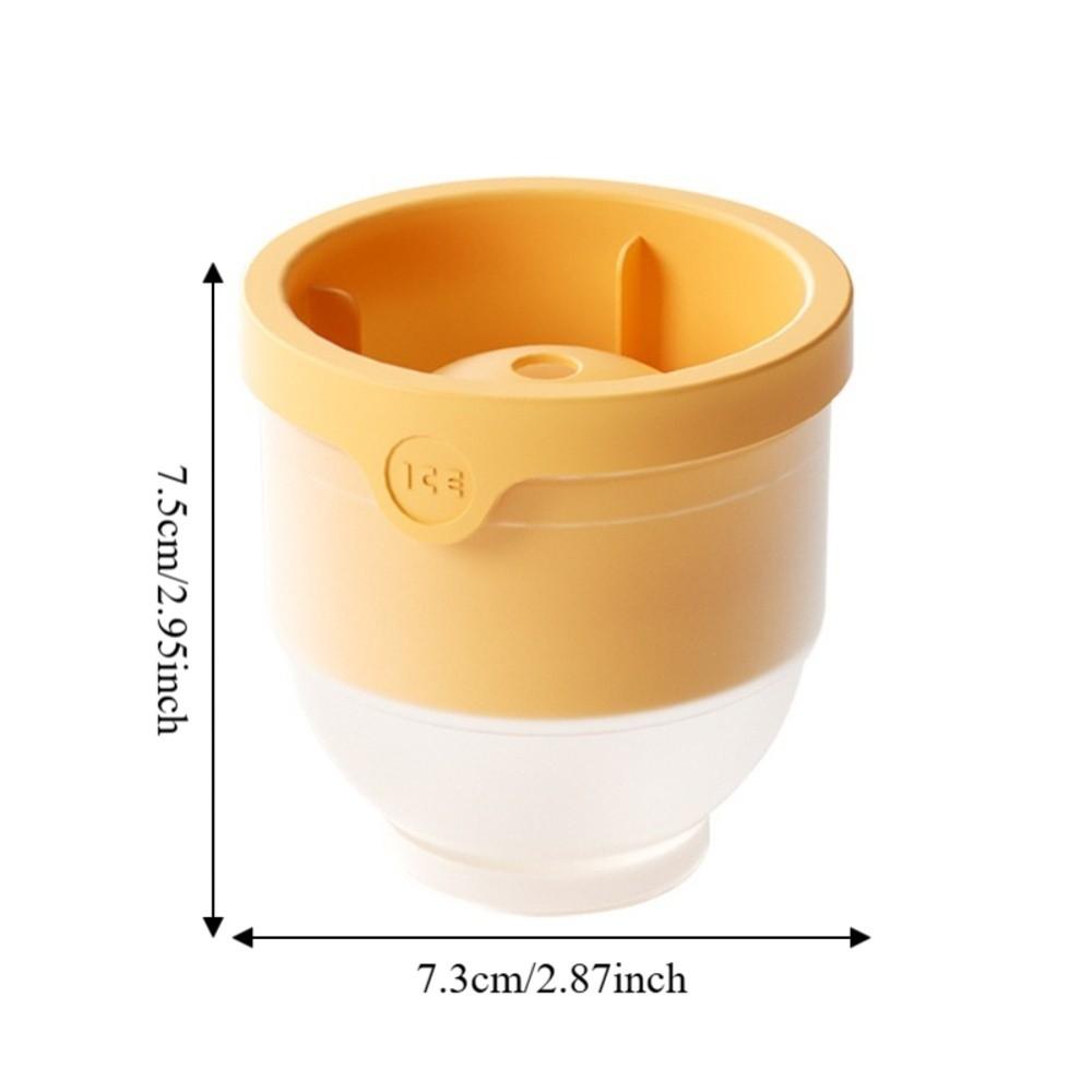 3PCS/SET 6cm Diameter Whiskey Ice Cube Mold Stackable Sphere Ice Mold Silicone Ice Tray Party