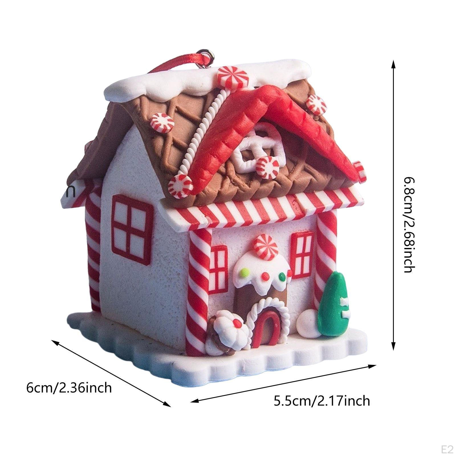 Рождественские украшения Пряничный домик Украшение Праздничные принадлежности Подвеска — фото 3