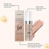 Zephoco Flawless Temperature-Change Foundation, Natural Shade, Long-Lasting, Hydrating, Sweatproof, Waterproof, And Smudge-Resistant