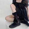 Women's Y2K Ballet Lace Ruffle Socks - Mid-Calf Thin Lolita JK Style