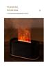 Creative Seven-Color Flame Aroma Diffuser & Humidifier